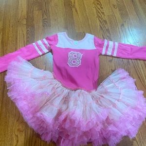 Ooh La La couture pink birthday tutu dress size 8.